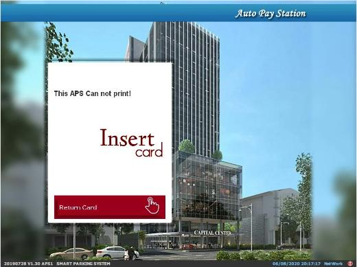 Self Payment Terminal Kiosk Parking Management System Station