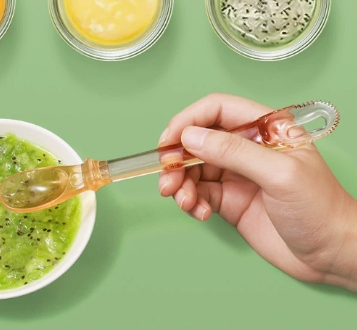 Eco-Friendly Silicone Spoon Spoon Silicone Soup Spoon Baby Feeding Spoon