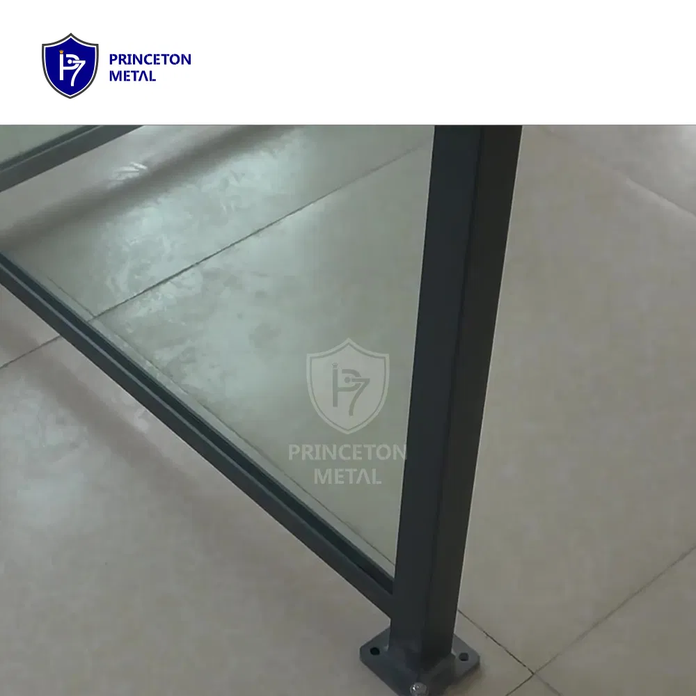 Wholesale Clear Views Post Aluminum Tempered Glass Railing Balustrade for Balcony