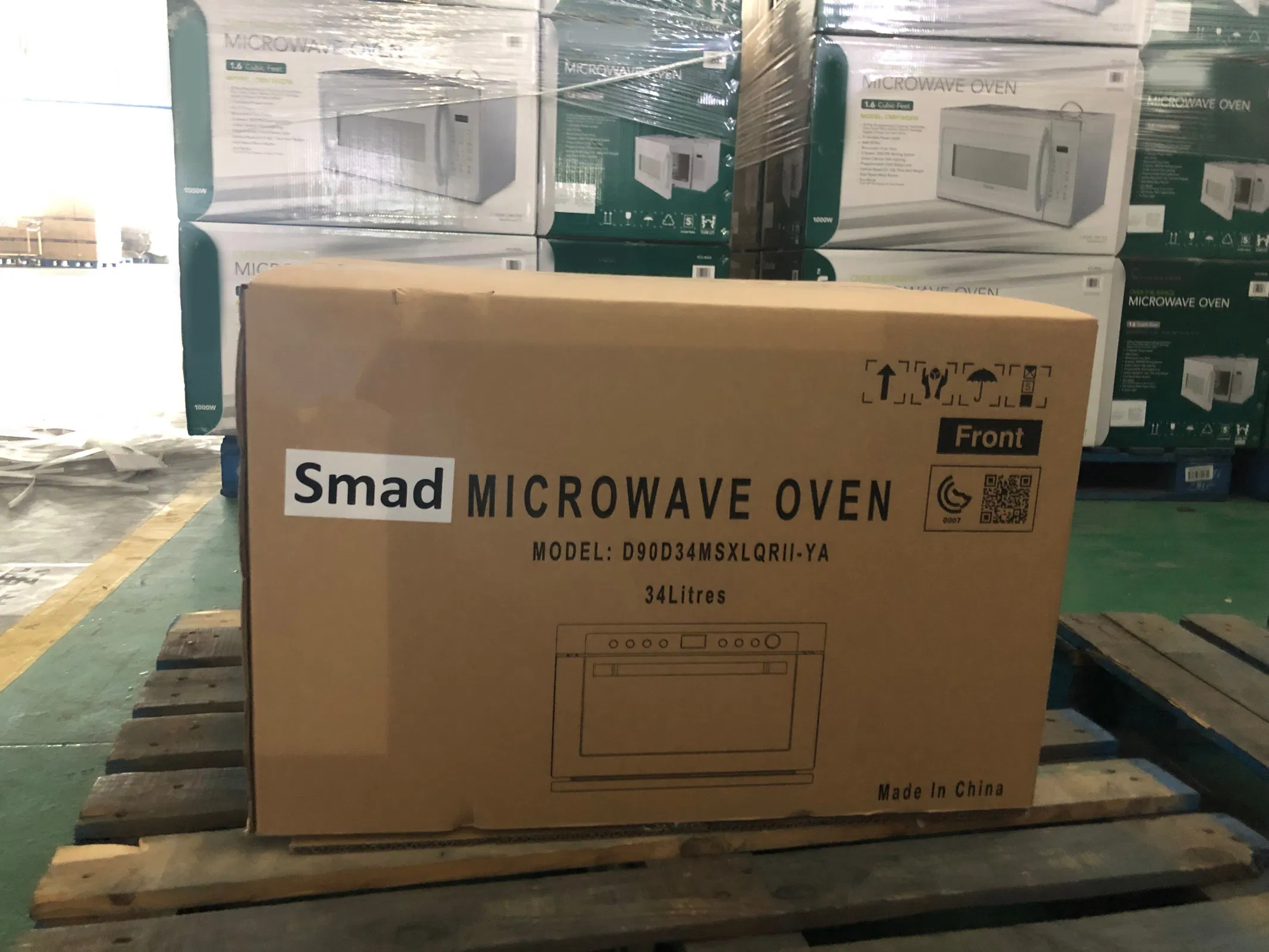 Smeta 1.2cuft Built Electric Digital Touch Stainless Steel Microwave Oven with Drawer