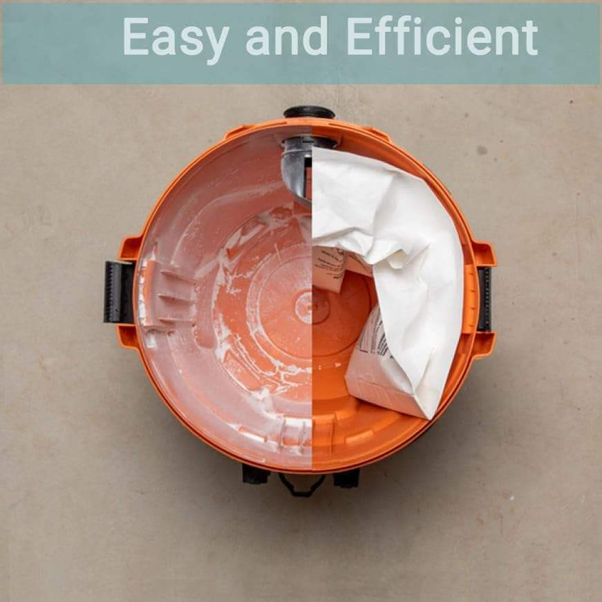 12-16 Gallon High Efficiency Dust Filter Bags for Ridgid Vf3502 Wd1950 Vacuum Cleaners