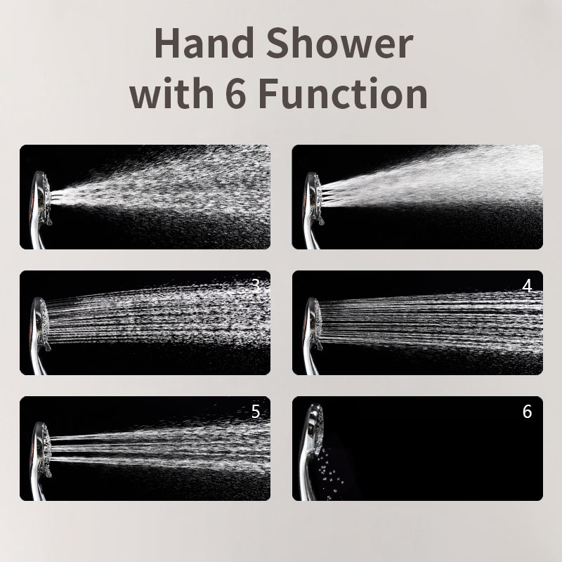 Good Quality Chromed Hl-2468 Shower Column Body Jets Shower System for Bathroom