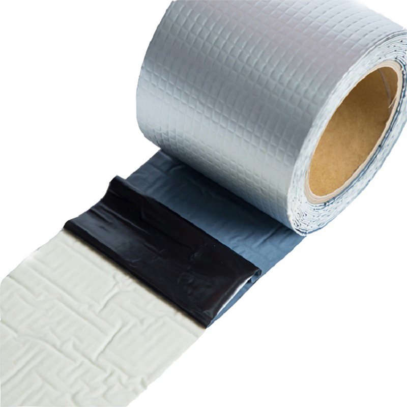 Black Colour Butyl Rubber Self- Adhesive Sealant Waterproof Aluminum Foil Tape for Roof Repair