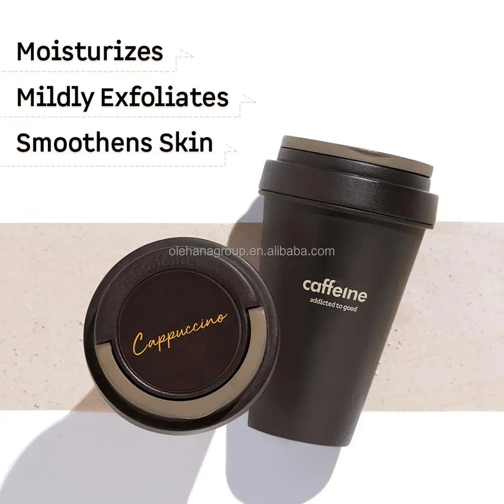 Private Label Wholesale Organic Natural Face and Body Care Ice Cream Container Exfoliating Coffee Whitening Sugar Body Scrub