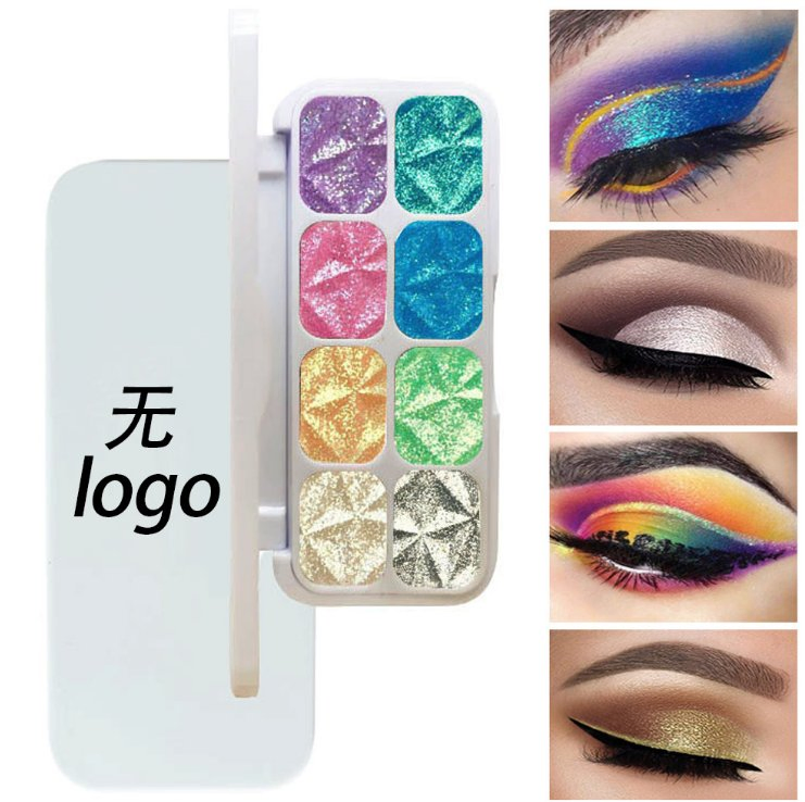 OEM Chameleon Glitter Eye Cosmetic Long Lasting Vegan High Pigment Eye Shadow Palette