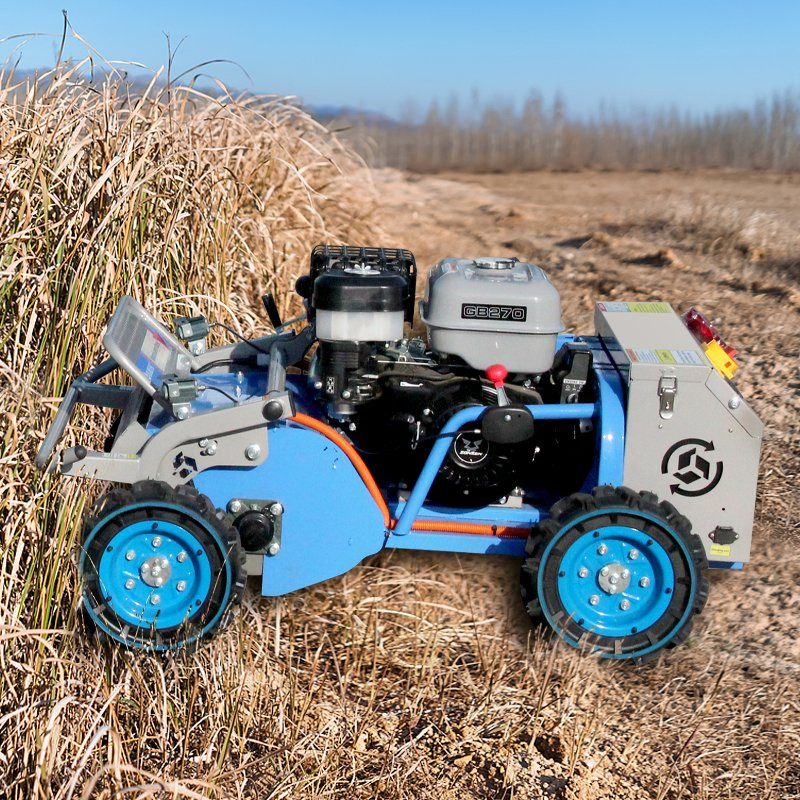 CE Approved High Performance Remote Control Lawn Mower Home Gardening Equipment Small Gardens 9HP