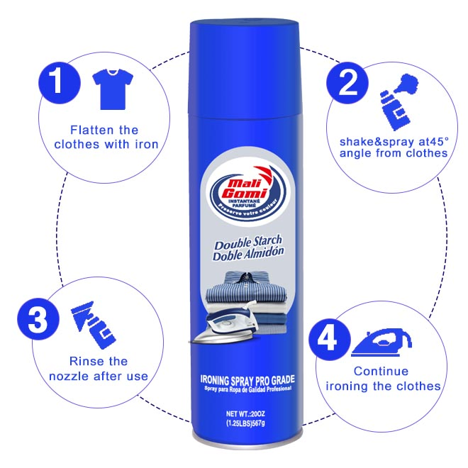 Household Item Good Quality Starch Spray Anti Wrinkle