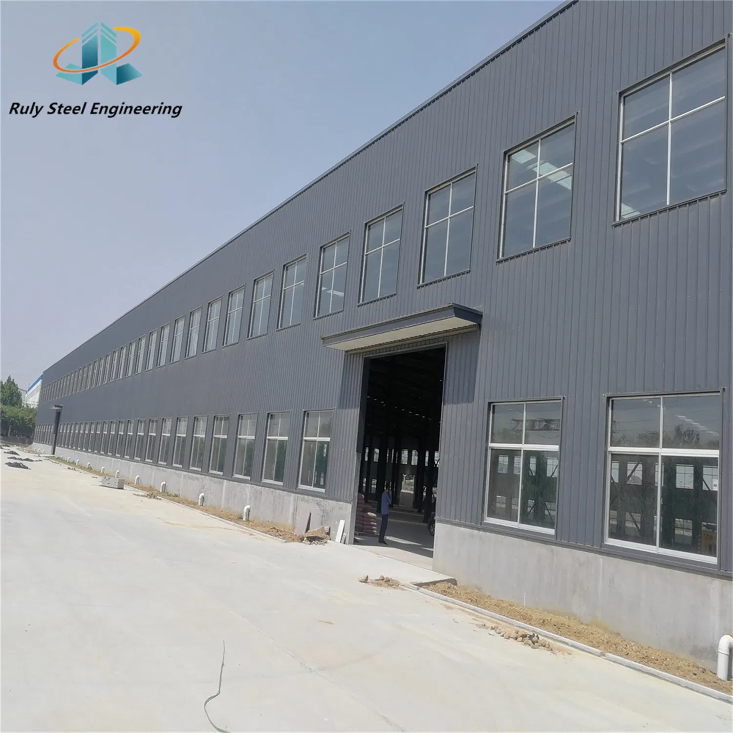 Columns and Beams Bolt Connection Building Frame Steel Structure Warehouse