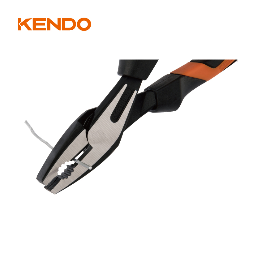 Kendo Best Sale Professional High Leverage CRV Combination Plier for Cutting 8"/200mm