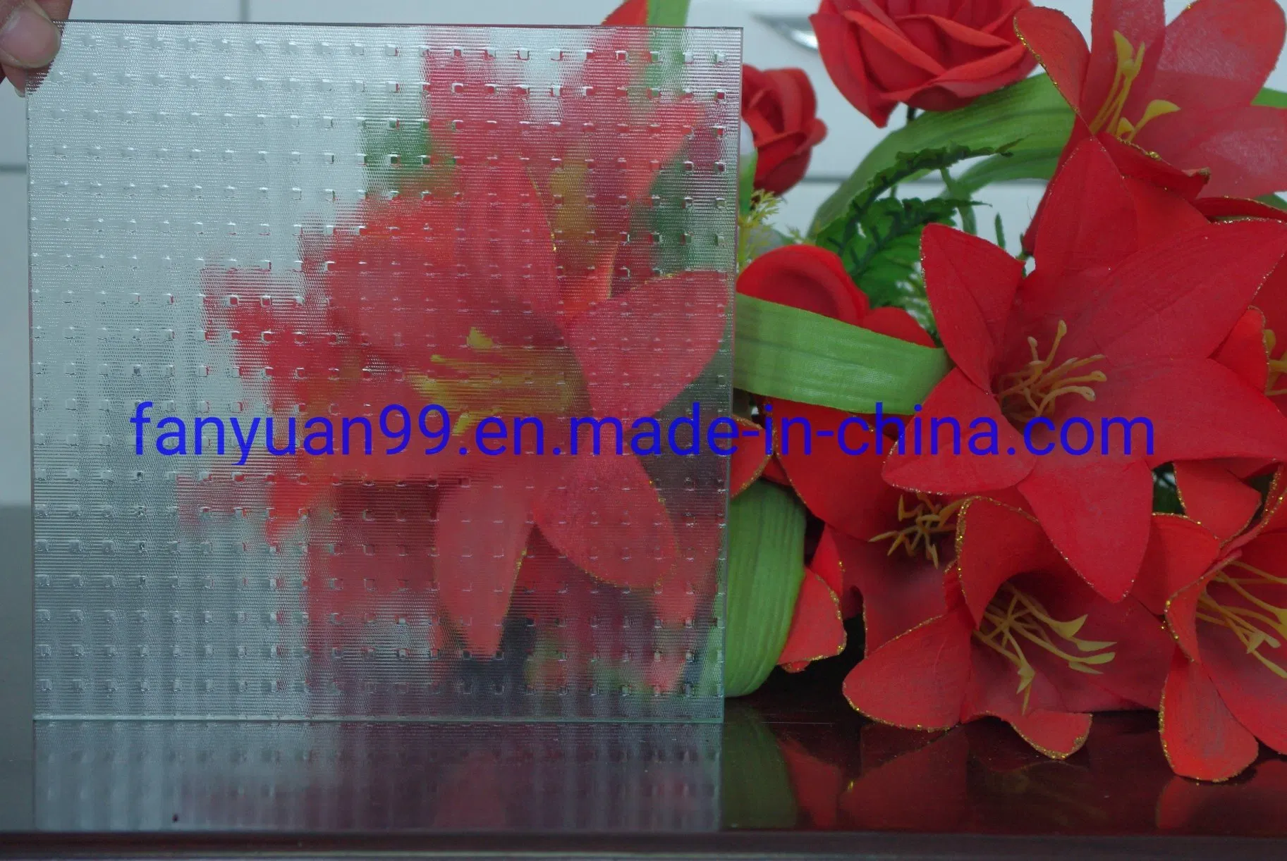 4mm Nashiji/ Mistlite/Karatachi /Wave Pattern Glass Chinese Manufacture