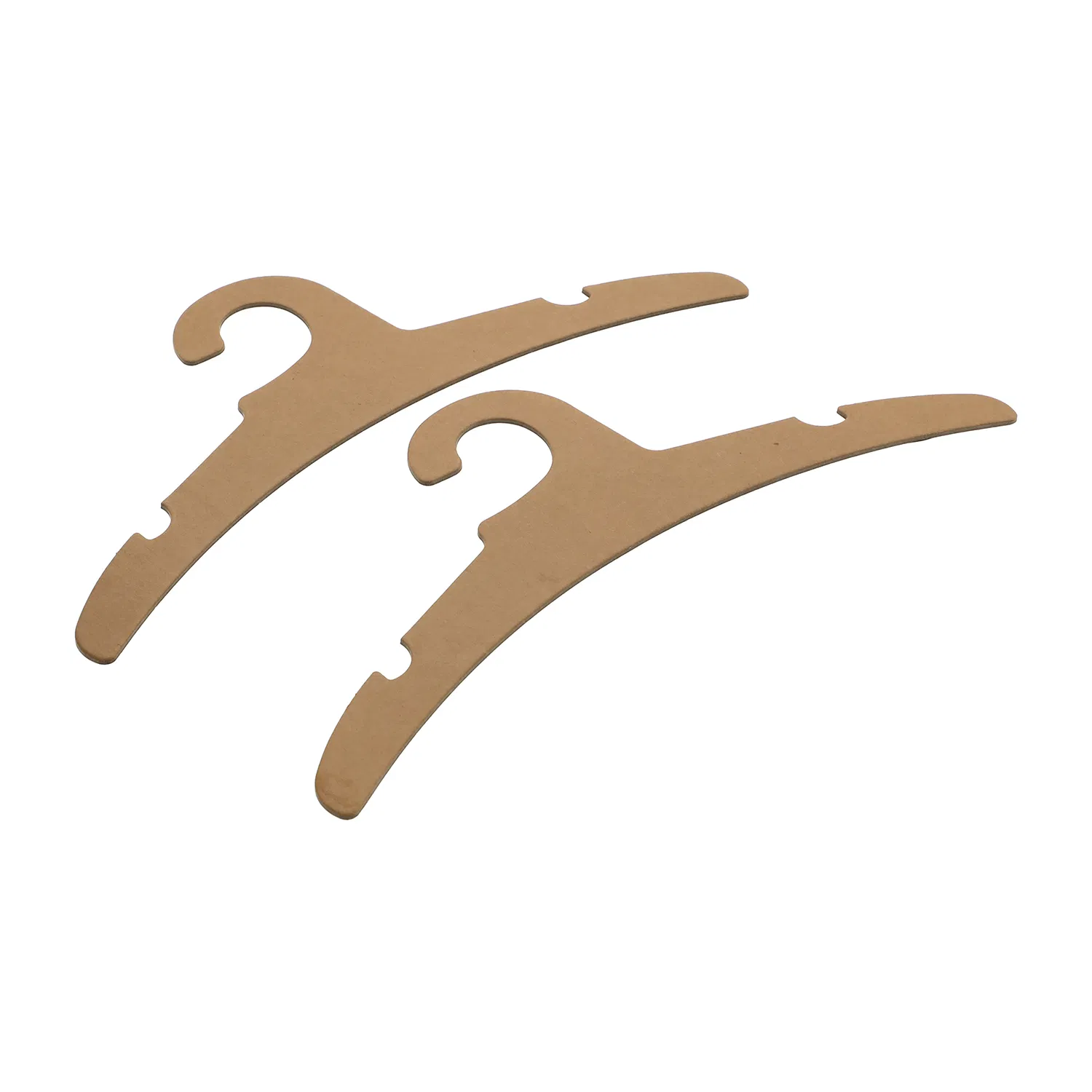 High Quality Factory Customized Paper Hangers Creative Simple Green Paper Clothes Hanger