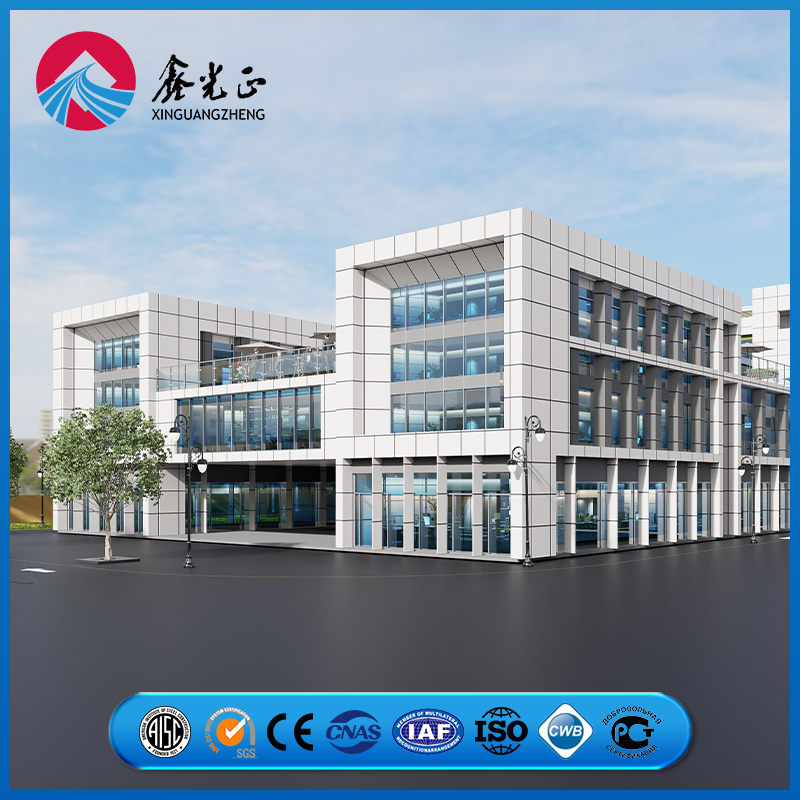 Galvanized Anti Corrosion Durable Pipeline Suspension Structure Metal Prefab/Prefabricated Steel Structure Multi-Story/High-Rise Office Building