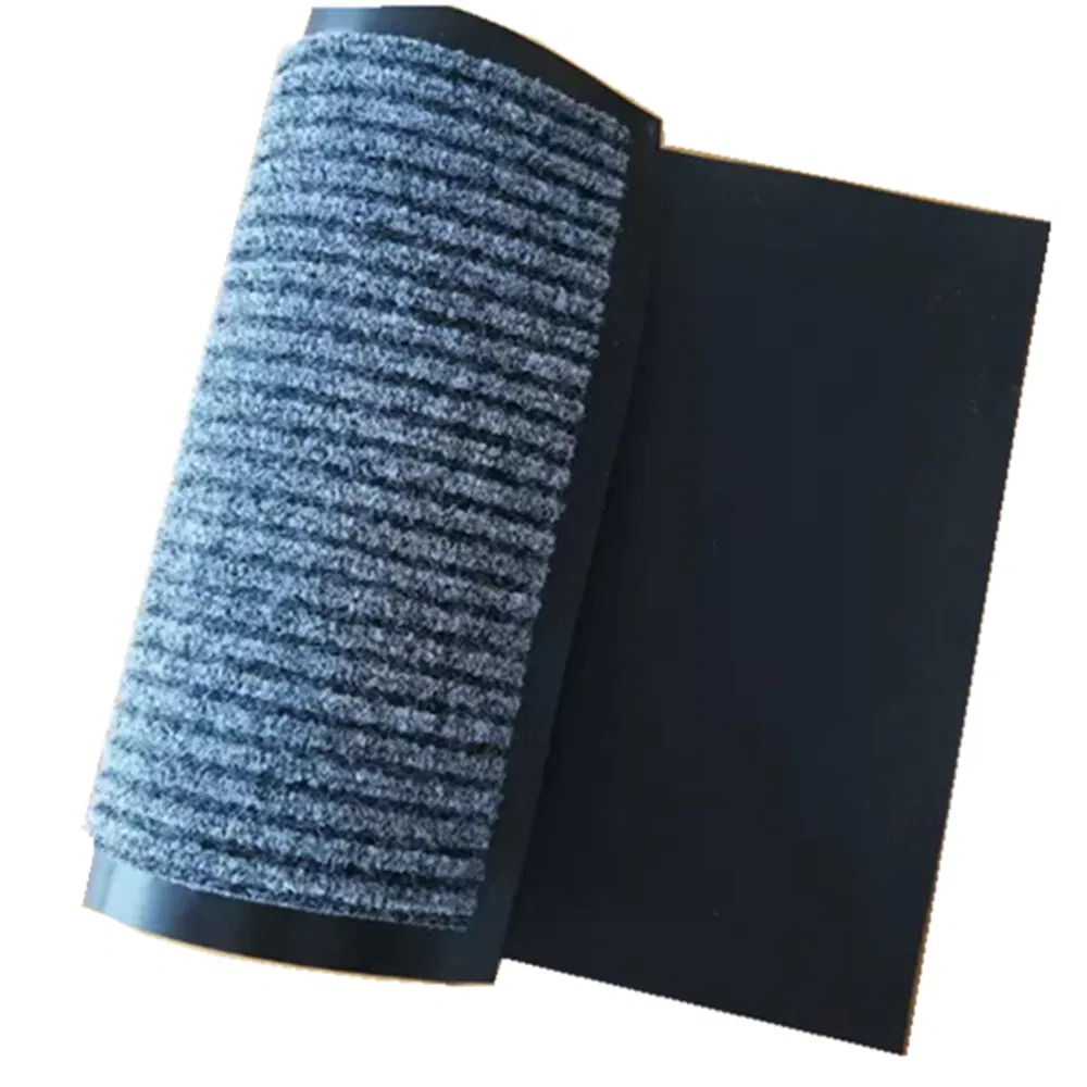 Classic Stripe Design 100% Polyester Washable Kitchen Carpet and Mat