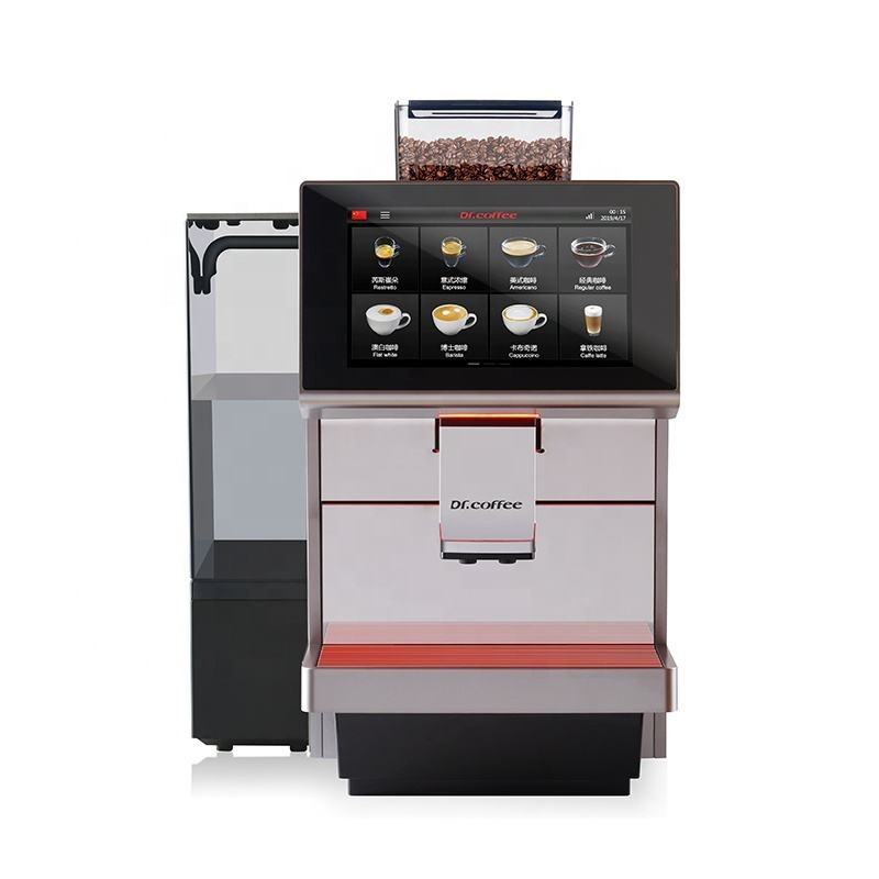Dr. Coffee M12 Silver Automatic Espresso Coffee Machine Office