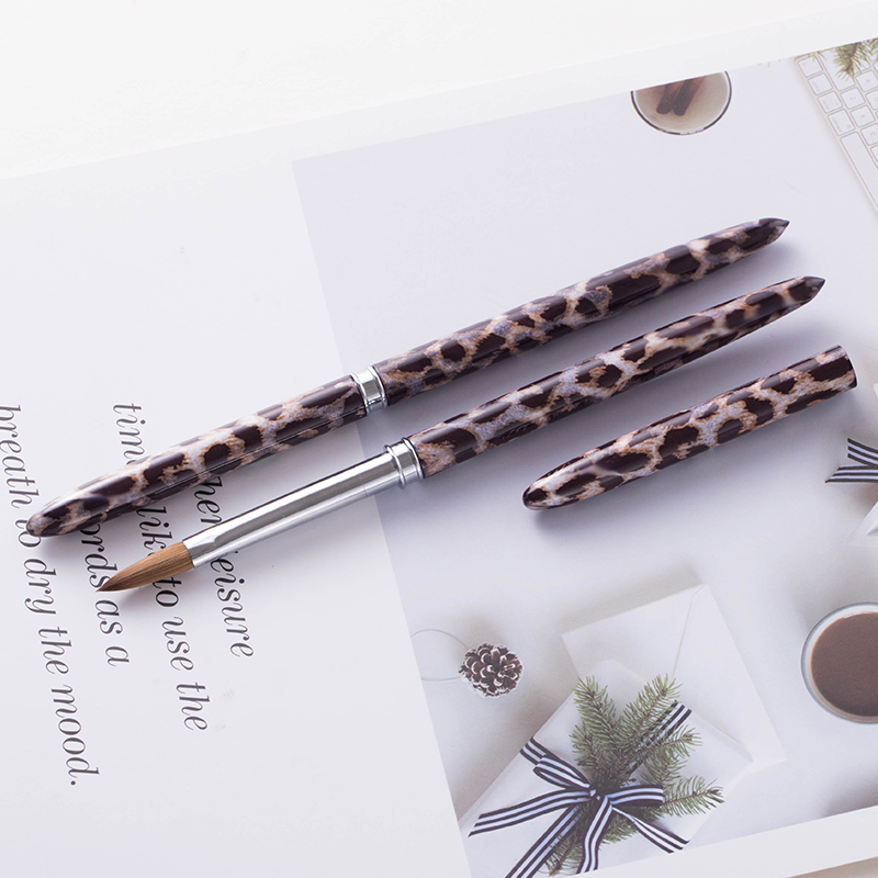 Guyo OEM Gradient Metal Handle 100% Pure Kolinsky Acrylic Nail Brush