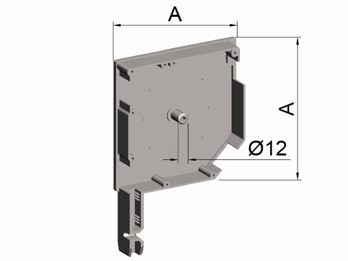 End Cap Aluminum Side Plate
