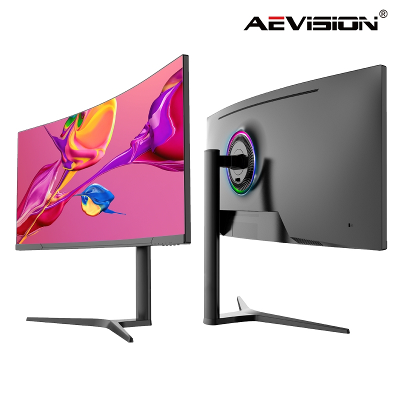 Aevision Hot Sale 34" Qhd 180Hz Ultrawide Monitor 4000: 1 Contrast Ration 1500r 1ms Response Multi-Viewer Function Display