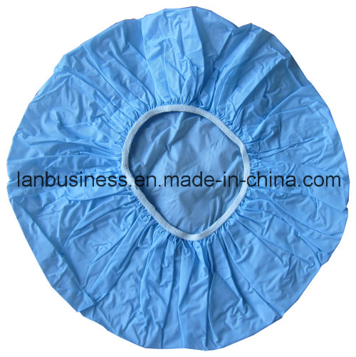 PVC Single-Layer Shower Cap in Blue