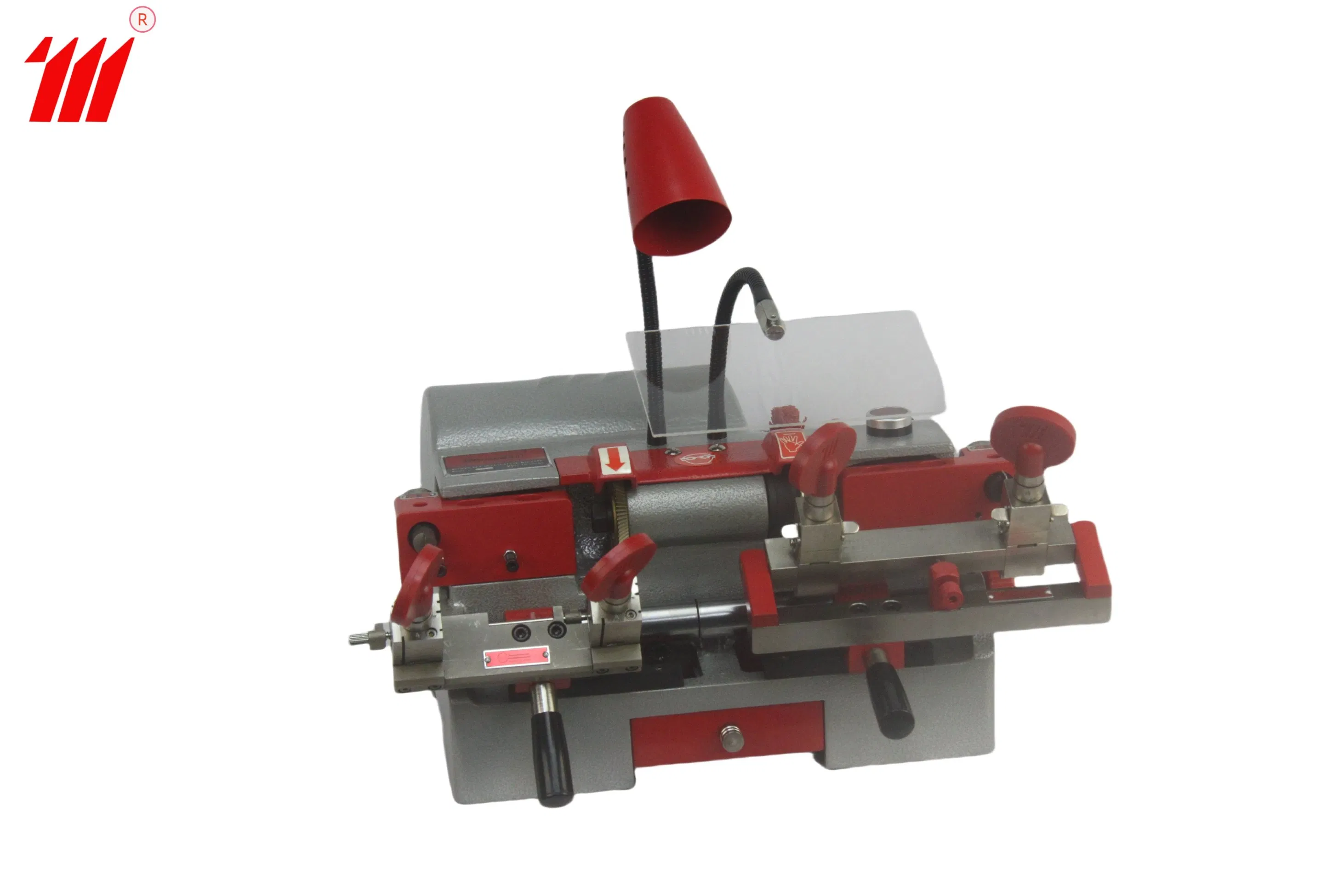 Jingzhun 301dgs Horizontal Key Cutting Machine 110V/220V Key Duplicator for Locksmith (RED) 
