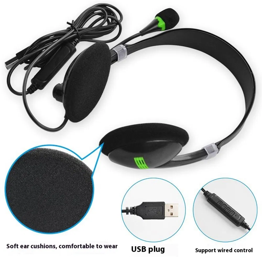 USB-гарнитура с шумоподавлением для офиса