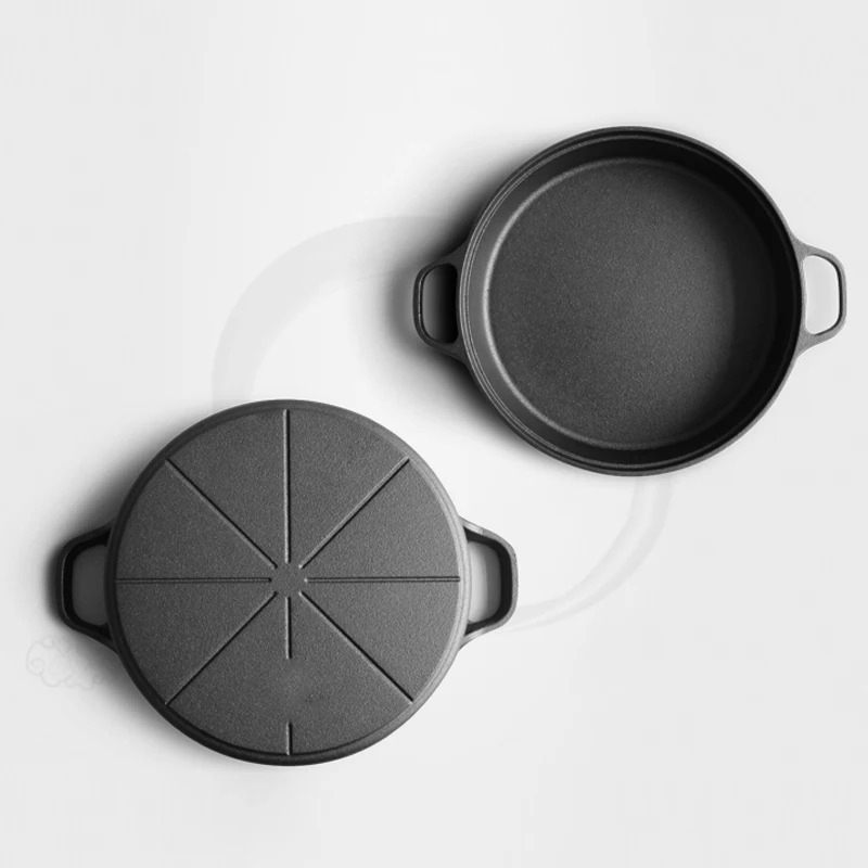 Factory New Style Cooking Grilling Pan Non-Stick Cast Iron Pre-Seasoned Vegetable Oil Frying Pan/Skillet