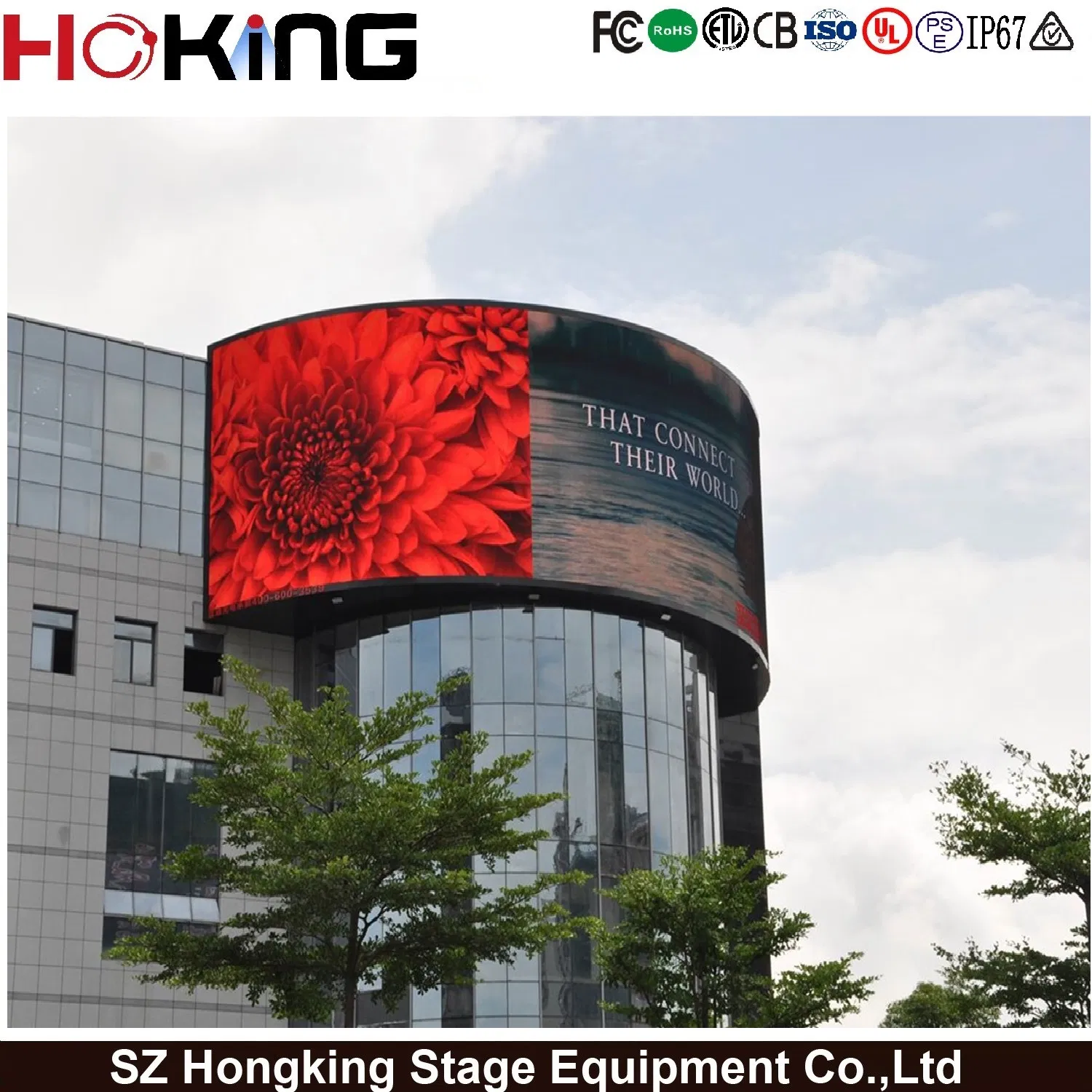 Naked-Eye 3D Effect Outdoor Energy-Saving P4.44 P5.71 P6.67 P8 P10 LED Advertising LED Display