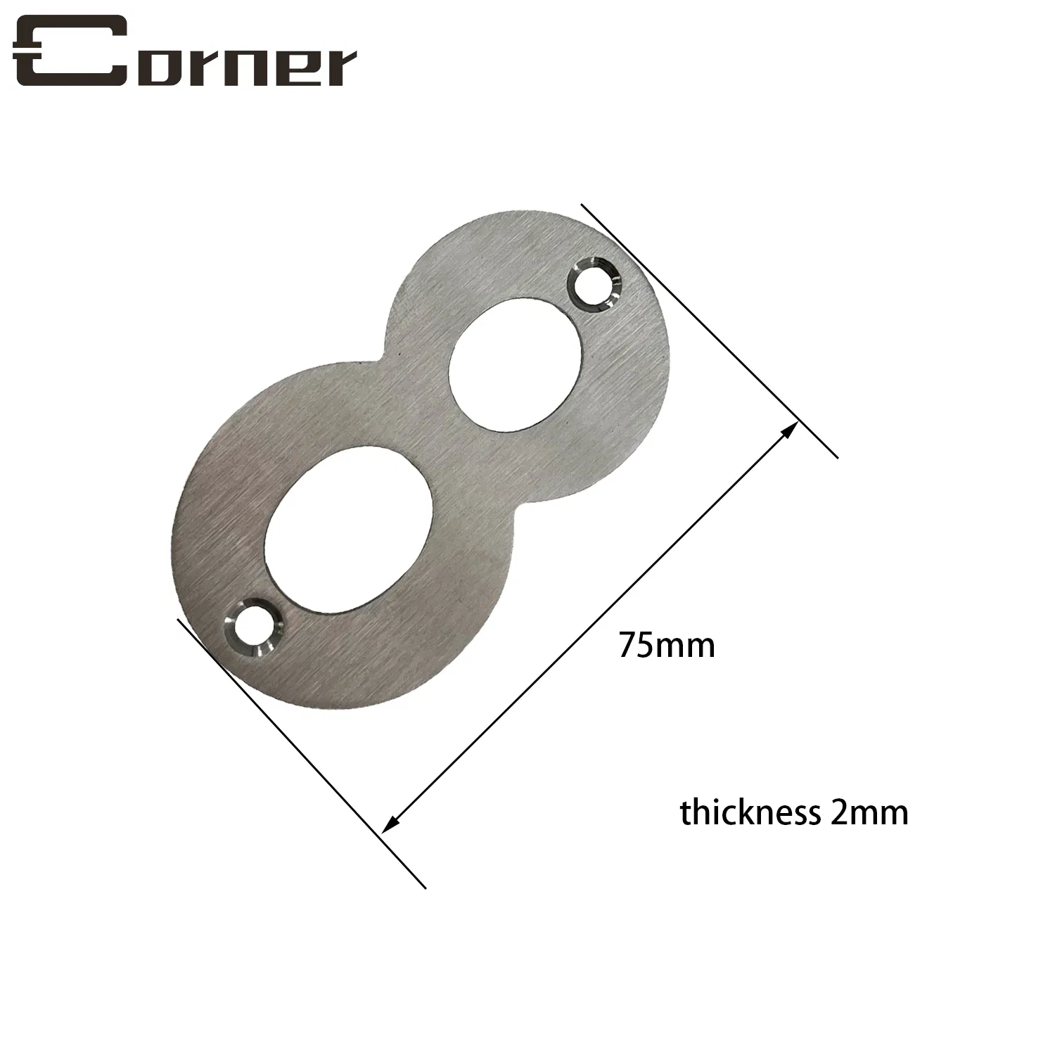Outdoor Indoor 304 Stainless Steel House Number Address for Home Office Apartment