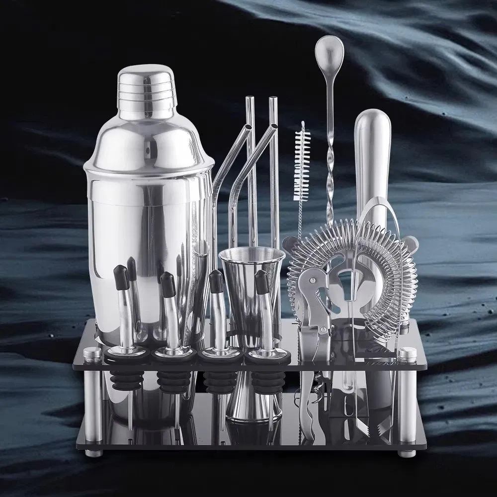 Wholesale Hot Style Customized Whiskey Set Professional Barware Tool Sets Bar Tool