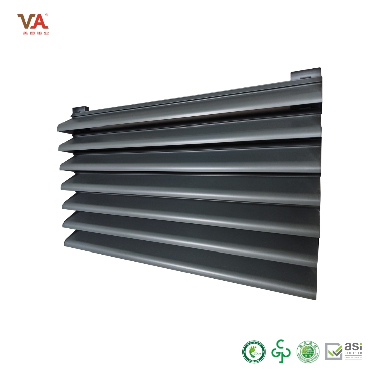 Custom-Made Black Vertical Blinds and Natural Ventilation Blinds