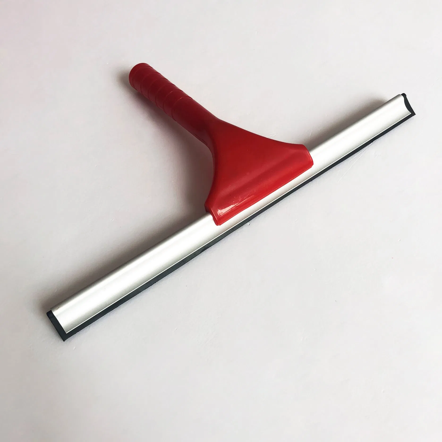 Squeegee Wiper with Rybber Blade and PP Handle Aluminum Holder for Windows Glass Mirrors Windshields Tiles Walls Cleaning