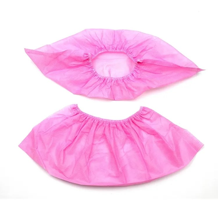 Blue Plastic Shoe Cover Anti Static PP Disposable Waterproof Medical Antistatic Nonwoven Shoecover Sleeve Cover