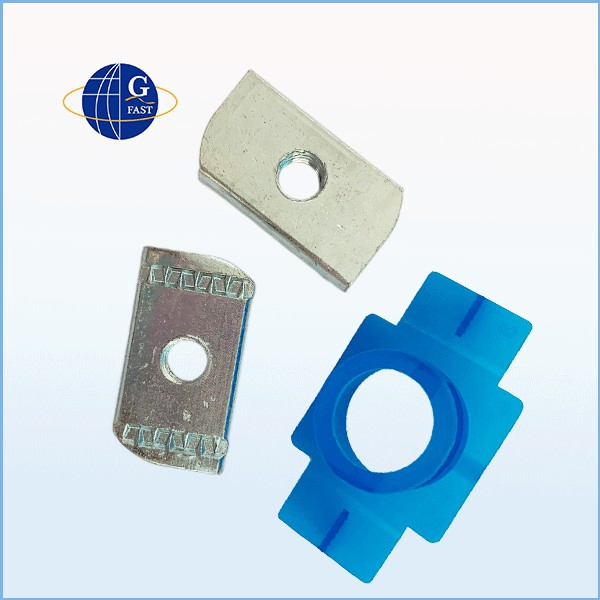 Galvanized HDG Channel Nut with Plastic Wing