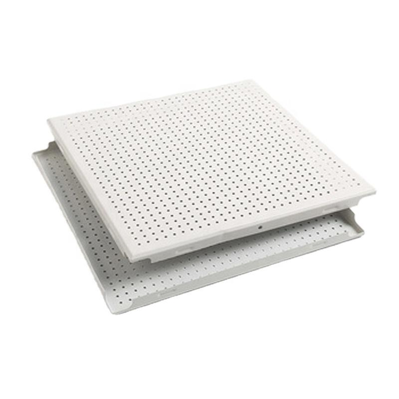 600*600 Aluminum Square Ceiling Panel Aluminum Perforated 2*2 Ceiling Panel