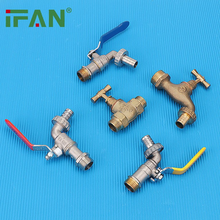 Латунный кран Ifan с подключением шланга, 1/2