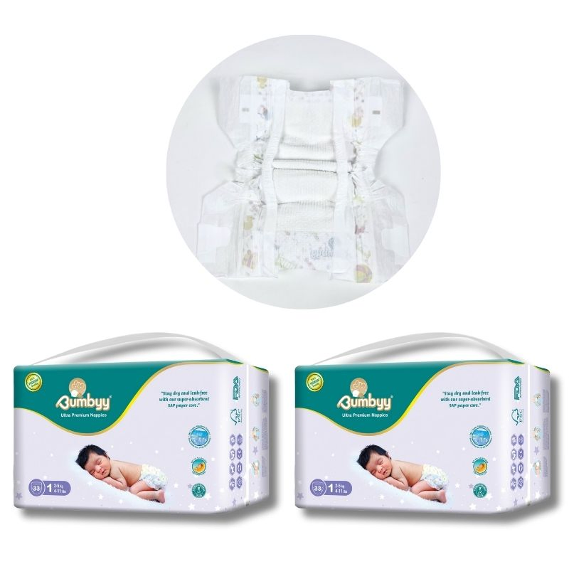 Wholesale Customized Baby Diaper One Time Use Baby Nappy Super Dry Disposable Baby Diaper