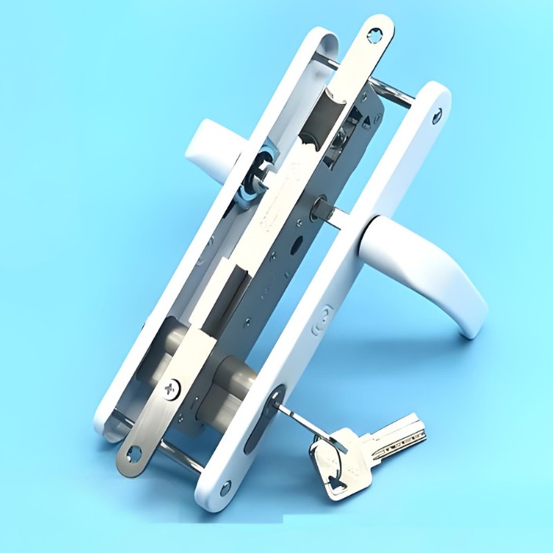 Elegant Double Leaf UPVC French Door with Insulated Glass