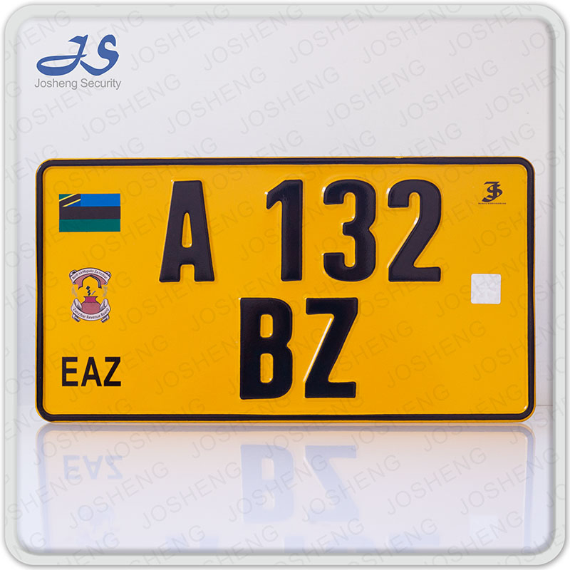 Zanzibar Car Number Plate