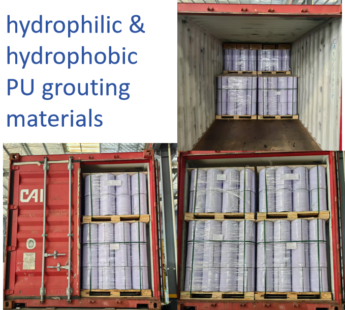 Waterproof Grouting PU Raw Material for Efficient Injection Leak Repair Applications Hydrophobic
