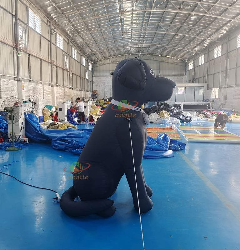 Custom Giants Inflatable Dog/Large Cartoon Inflatable Puppy Dog Model for Advertising