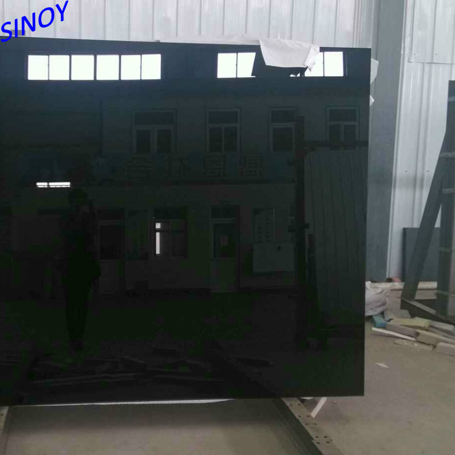 Ral9005 Classic Black Painted Glass