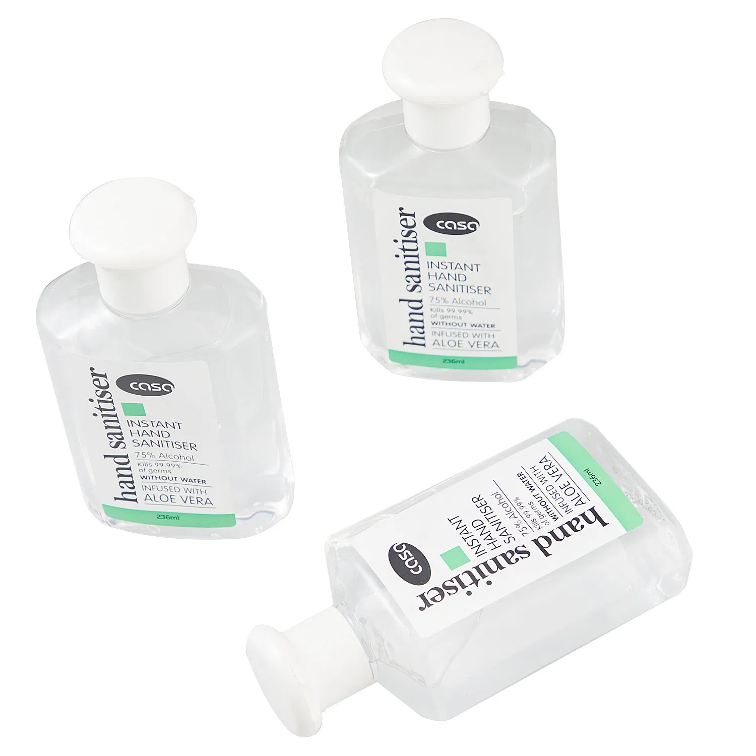 8 Ounce Anti-Bacterial Instant 75% Ethyl Alcohol Hand Sanitizer Gel