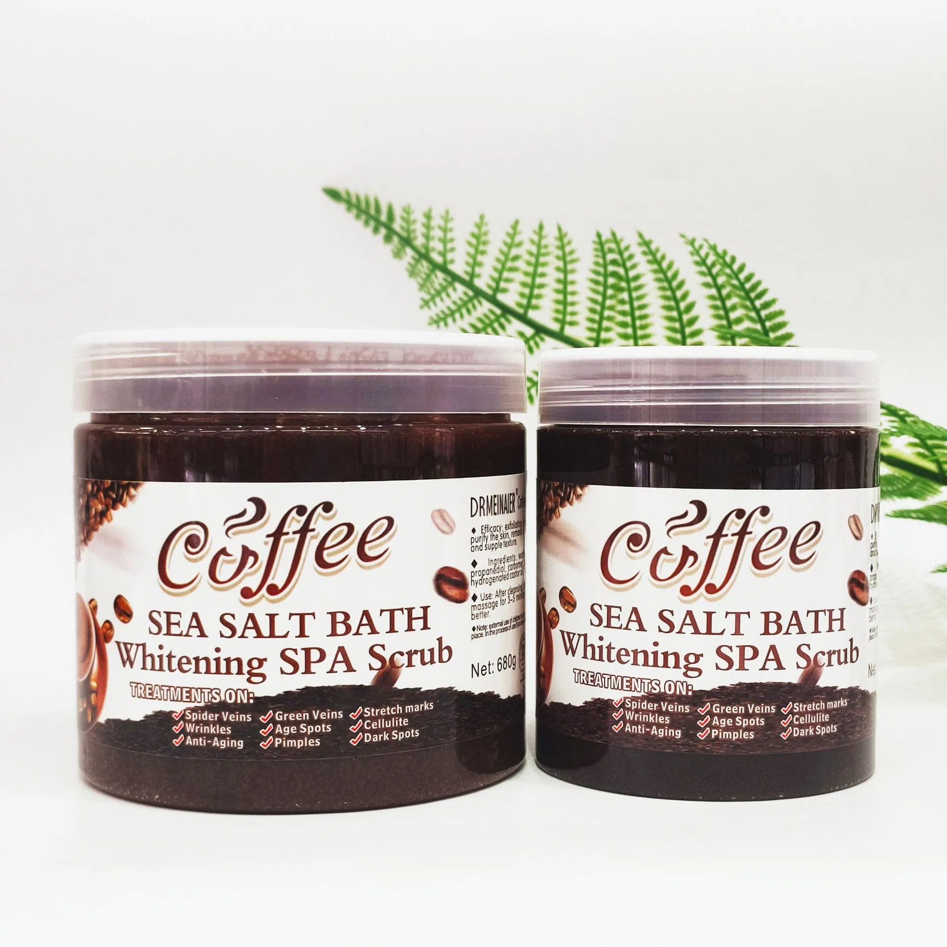 Hot Sale Coffee Body Scrub Sea Salt Bath Salt Effective Whitening Deep Cleansing Brightening Beauty Nourishing Exfoliating