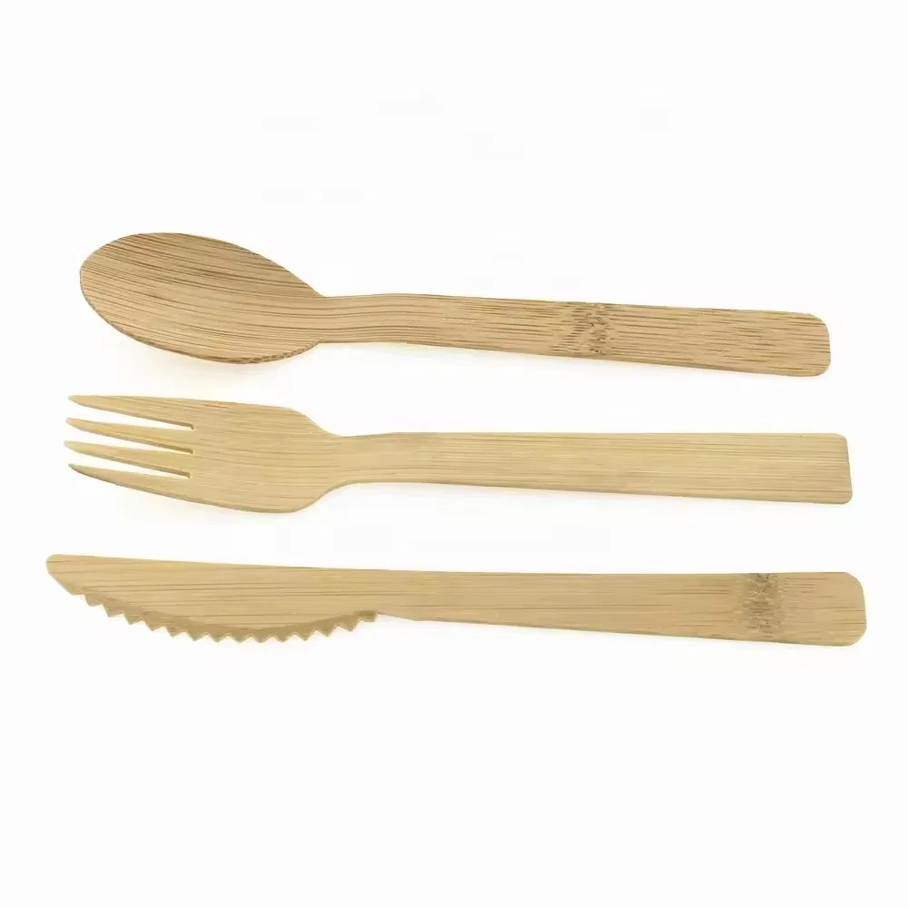 Wooden Bamboo Disposable Royal Bioderadable Stainless Steel Mood Egg Kitchen Kids Dining Cutlery