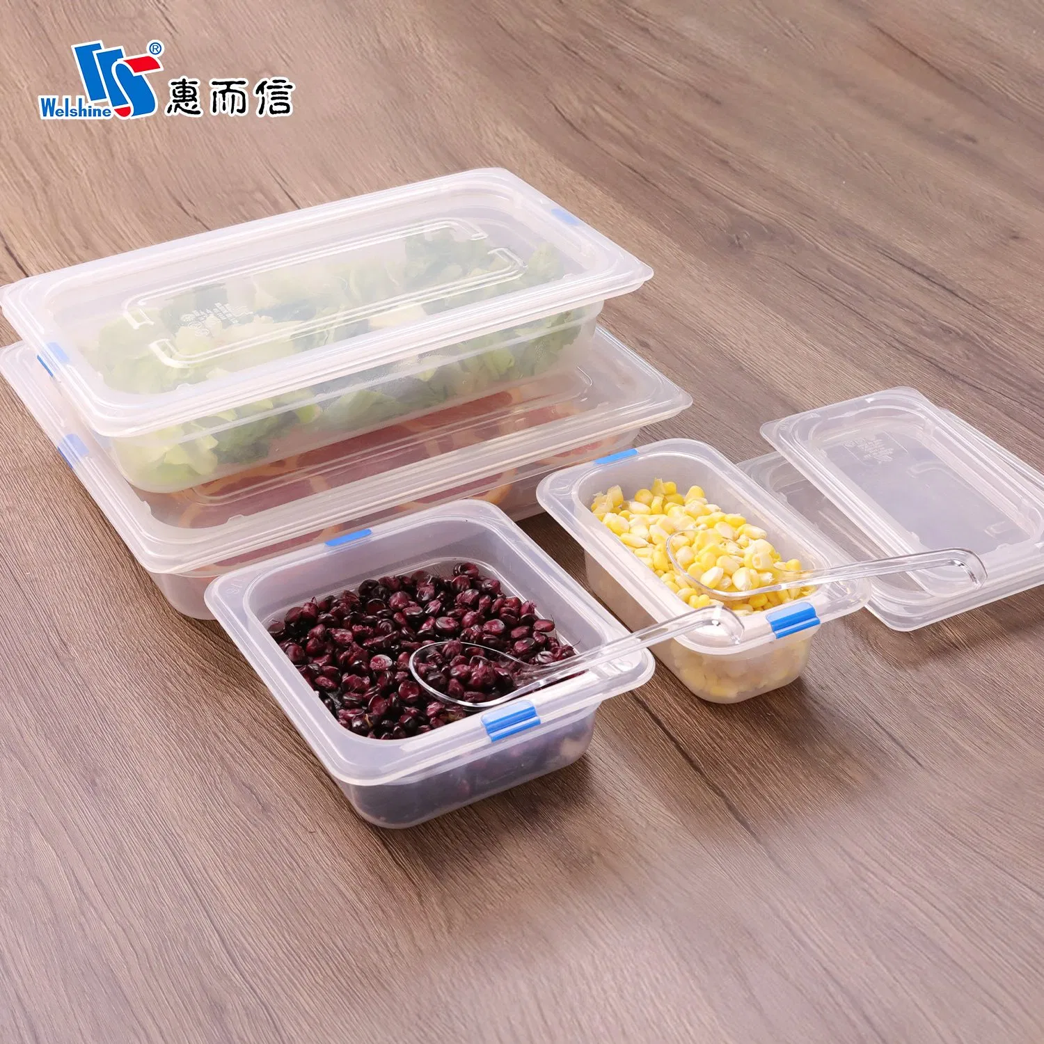 Commercial Plastic Catering Equipment PP Food Fruit Buffet Serving Gastronorm Pan