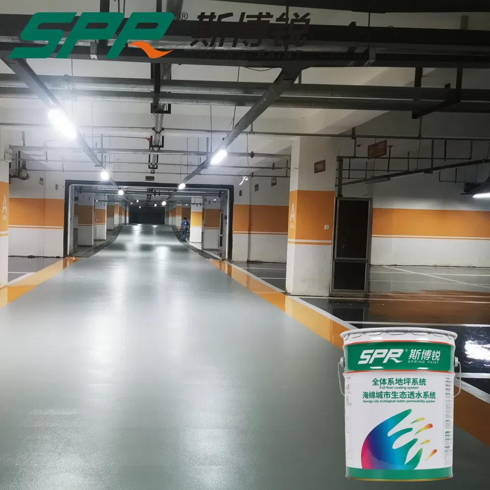 Seamless Dustproof Epoxy Resin Flat Coating Floor for Industries Production Industries