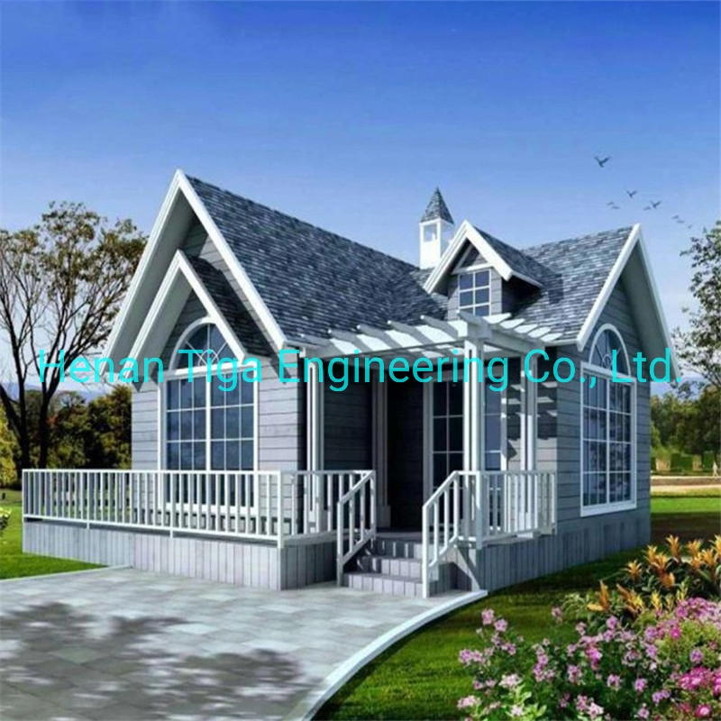 Light Steel Frame Structure Prefab/Prefabricated Family House Villa