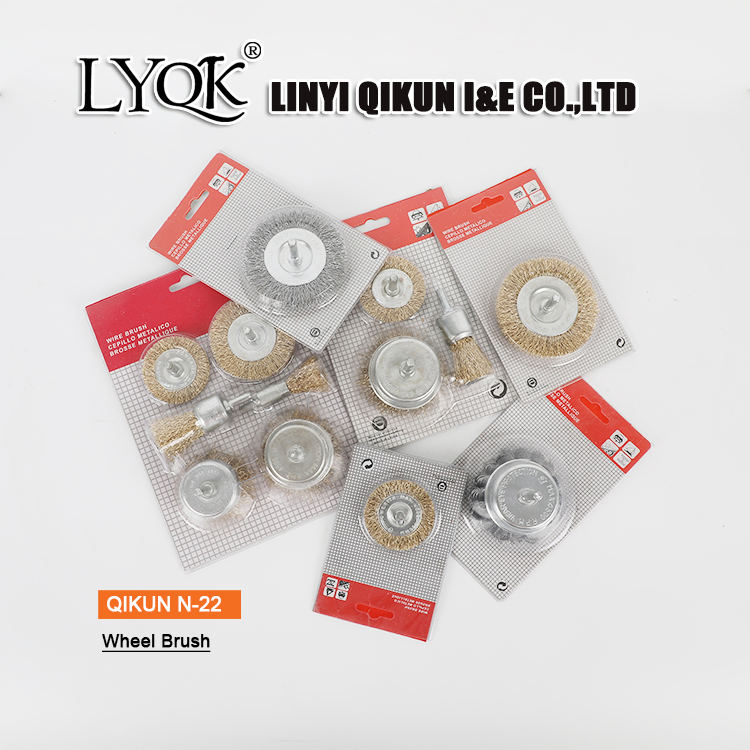 N-19 Carbon Steel Wire Knotted Wheel Brush