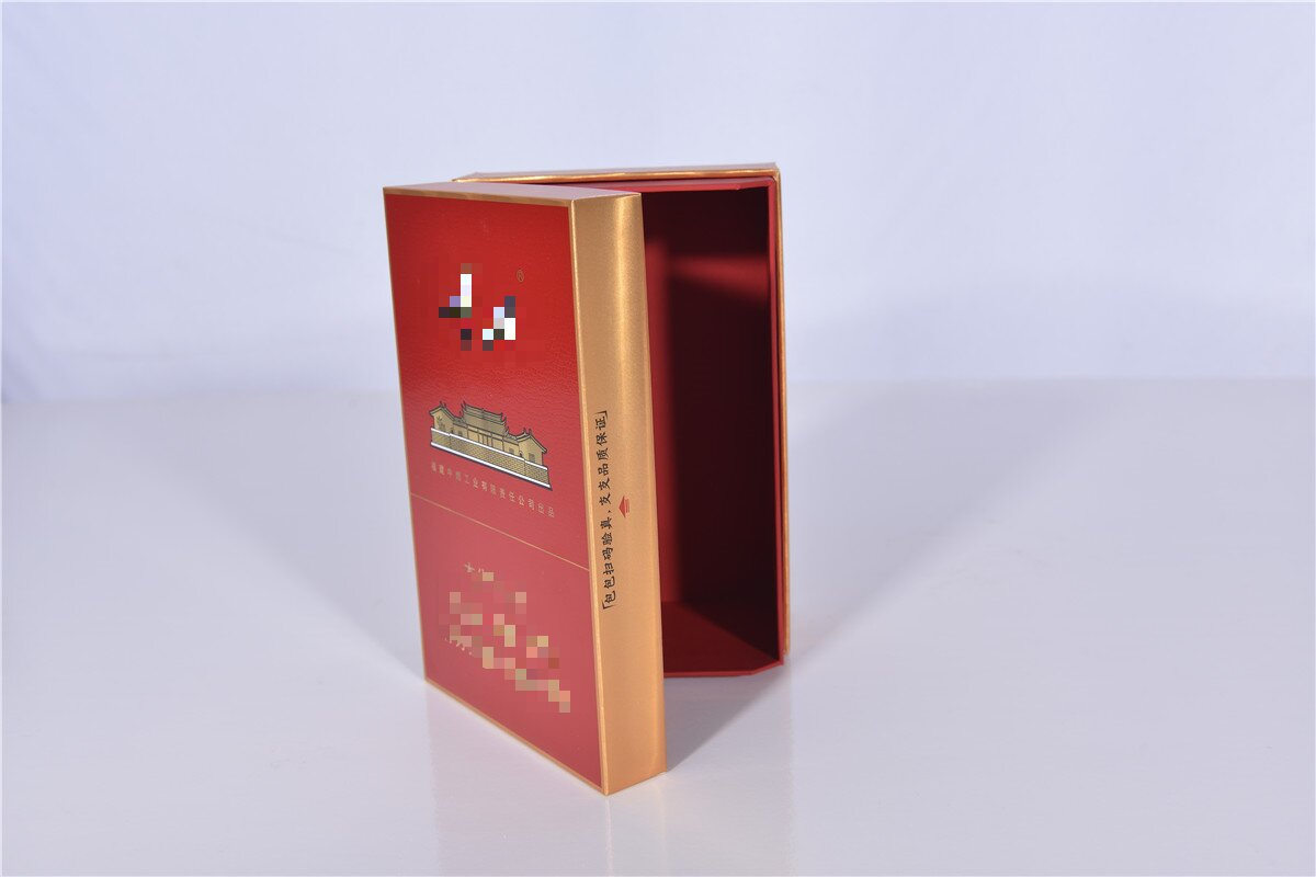 Cigarette Paper Box Packets Cardboard Durable Tobacco Cigarette Packaging Paper Box