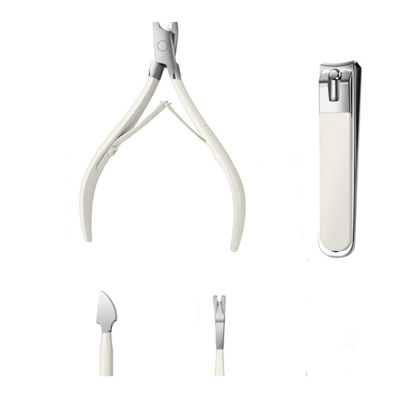 Glitter Handled Nail Art Brush Set Varied Tips Manicure Pedicure Set