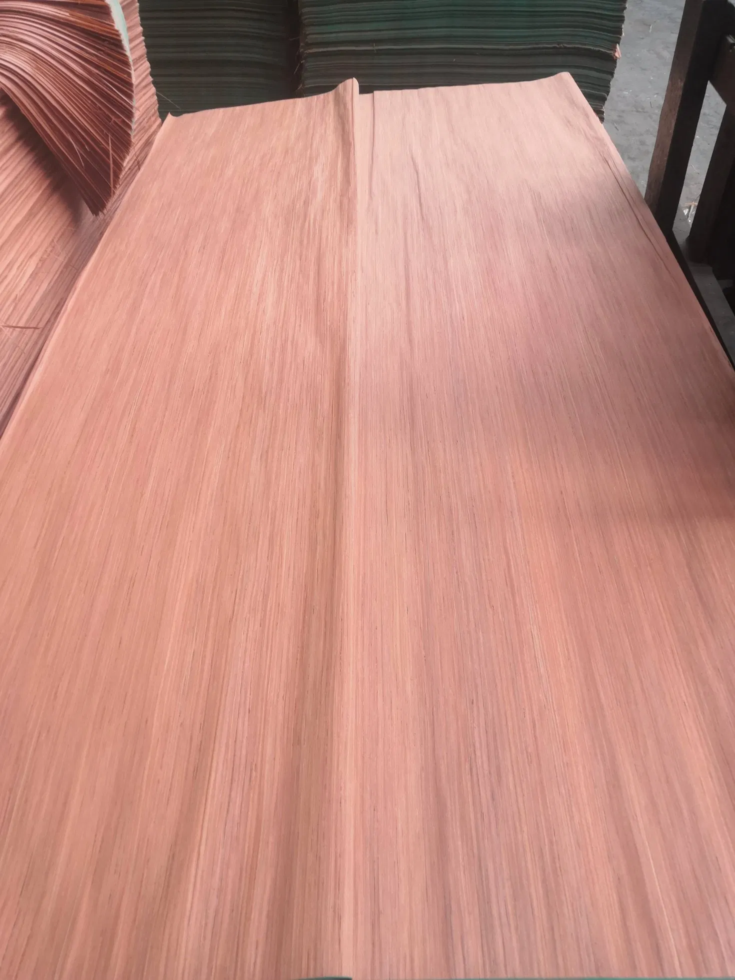 Double Faced Melamine Veener/Gurjan Face/Door Skin Veneer